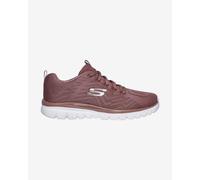 Skechers Graceful Get Connected, Sneaker Donna, Mauve Mesh/ Trim, 38.5 EU