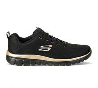 Skechers per donna. 12615 Sneakers Graceful Get Connected nere (37), Nero, Stringhe, Sportivo, Sportswear, Multisport