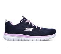 SCARPE SKECHERS GRACEFUL GET CONNECTED TG 37 COD 12615-NVPK - 9W [US 7 UK 4 CM24] Blu