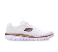 Skechers Get Connected - Scarpe Fitness Memory Foam Bianco - Taglia 38 [25cm]
