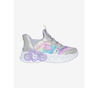 Scarpe Skechers Hands Free Slip-ins Infinite Heart Lights grigio viola bambina - 26
