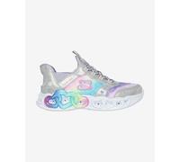 Scarpe Skechers INFINITE HEART LIGHTS - ETERNAL grigio argento rosa bambina - 33