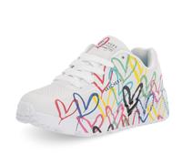 Skechers 314064l Wmlt, Scarpe da ginnastica Bambine e ragazze, White Synthetic Multi Trim, 39 EU