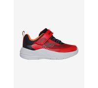 Skechers Microspec Advance, Scarpe da Ginnastica, Red/Black, 26 EU