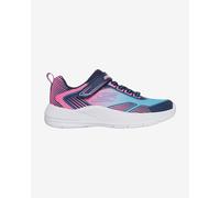 Skechers Microspec Advance Oasis Point, Scarpe da Ginnastica, Navy Pu/Multi Mesh, 27.5 EU
