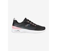 Skechers SKECH-AIR DYNAMIGHT LUMINOSITY, Scarpe da Ginnastica Donna, Black Mesh Pink Trim, 39 EU