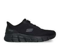 Skechers Bobs B Flex Glacial Edge - Sneaker da Uomo, in Rete Nera, Taglia 40