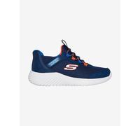 Scarpe Skechers Slip-ins: Bounder - Brisk Burst blu navy arancione bambini - 27