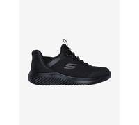 Skechers Bambino Slip-ins: Bounder - Brisk-Burst Sneaker in Nero, Taglia 33.5, Lavabile in lavatrice