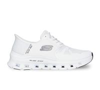 Skechers Hands Free Slip-ins Glide-Step PRO, Scarpe da Ginnastica Donna, White Mesh/Silver Trim, 38 EU