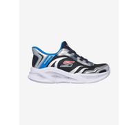 Scarpe Skechers Slip-ins Meteor-Lights - Brisk-Beams nero bianco blu bambino - 27.5