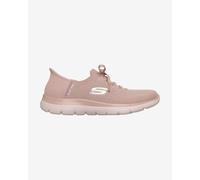 Skechers Donna Summits New Daily Scarpe da Ginnastica, Light Mauve Knit/Light Pink Trim, 37 EU