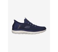 Scarpe Skechers Summits blu navy arancione - 46