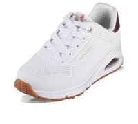 Skechers Uno Gen1 Shimmer Away, Scarpe sportive Bambine e ragazze, White Synthetic Trim, 36 EU