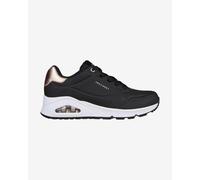 Scarpe Skechers Uno - Golden Air nero dorato bianco donna - 36