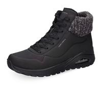 SKECHERS Stivaletto stringato nero / nero sfumato / argento, Taglia 38