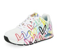 Scarpe Skechers Uno - Spread The Love 155507-WMLT Bianco