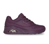Skechers Uno Stand On Air, Scarpe da Ginnastica Donna, Burgundy Duraleather/Mesh, 36 EU