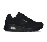Skechers per donna. 73690 Sneaker Street Uno Stand on Air in pelle nera (39), Stringhe, Casual, Sportivo, Imitazione cuoio
