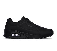 Skechers per uomo. 52458 Scarpe Uno - Stand On Air nere (44), Nero, Basso, 1 a 3 cm, Stringhe, Casual, Sportivo