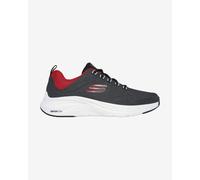 Skechers Vapor Foam Varien, Scarpe sportive Uomo, Black Mesh Synthetic Red Trim, 44 EU