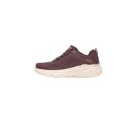 Skechers Donna BOBS Sport Arch Fit Elev8 Sneaker in Bordeaux, Taglia 37, Vegan, Lavabile in lavatrice