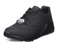 Skechers Work Uno Sr, Sneaker Donna, Black Synthetic, 38 EU
