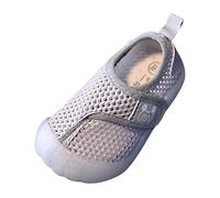 Scarpe Slip on in Rete per Bambini per la Primavera e L'Estate (Grey 23)