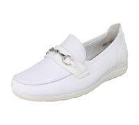 Scarpe Slip On Piatte Rieker Da Donna Con Dettagli In Catena - L9355