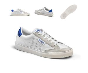Scarpe sneackers Sparco S-time bianco azzurro Smart casual Bianche uomo donna