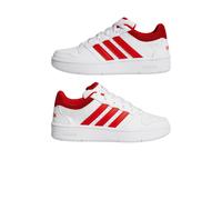 adidas Unisex - Bambini e Ragazzi Hoops Classic J Shoes, Ftwr White/Red/Orbit Grey, 38 2/3 EU