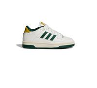 Scarpe Sneakers Bambini Ragazzi Donna Adidas Rapid Court Low Junior Bianco