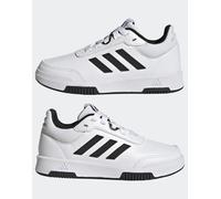 Scarpe Sneakers Bambino Ragazzo Donna Adidas Tensaur Sport Lace Bianco Nero