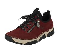 Scarpe Sneakers Casual Rieker Con Lacci E Dettagli In Zip 45973