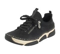 Scarpe Sneakers Casual Rieker Con Lacci E Dettagli In Zip 45973