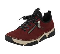 Scarpe Sneakers Casual Rieker Con Lacci Per Donne Dettaglio Con Zip '45973'