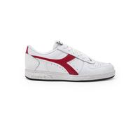 Diadora Magic Basket Low Icona, Scarpe da Ginnastica Unisex-Adulto, Bianco (White Chili Pepper), 44.5 EU