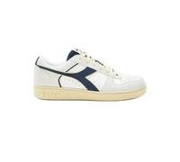 Scarpe Sneakers Diadora Magic Basket Low Suede Leather 178565 Uomo Blu