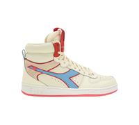 Scarpe Sneakers Diadora Magic Basket Mid Label Wn 179299 Donna Bianco/Grigio