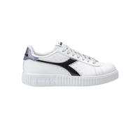 Diadora Step P, Scarpe da Ginnastica Donna, White/Black/Persian Violet, 38 EU
