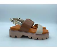 Scarpe sneakers donna BLAUER s3elsie08/lea marrone beige cognac primavera estate
