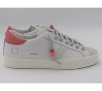 Scarpe sneakers donna DATE Hill low Platform mono milk glitter platinum coral