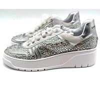 scarpe sneakers donna Kenneth Cole New York camoscio bi argent ANsel Bianco