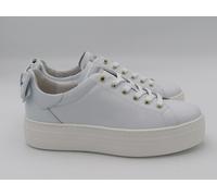 Scarpe sneakers donna NERO GIARDINI e506520 e306521d beige velvet milk skipper