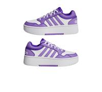 Scarpe Sneakers Donna ragazze Adidas Hoops Bold J Bianco Viola Sportswear