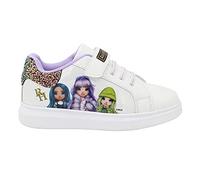 Scarpe Sneakers Rainbow High Bianco Numeri dal 25 al 32 novità Omaggio Due pennarelli (Numeric_28)