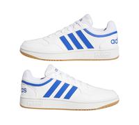 Scarpe Sneakers UOMO Adidas HOOPS 3.0 Low Cut Bianco Royal