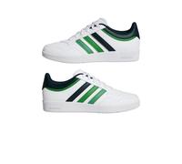 Scarpe Sneakers UOMO Adidas HOOPS 4.0 Low Bianco Verde Sportswear Lifestyle