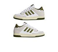 Scarpe Sneakers UOMO Adidas Rapid Court Low Bianco Verde Oliva BasketBall