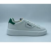 Scarpe sneakers uomo BLAUER s5buck03 les white green bianco verde